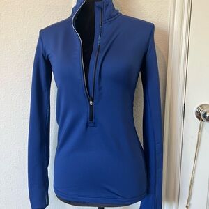 Blue Nike Pro Zip up long Sleeve Jacket ( Size S )